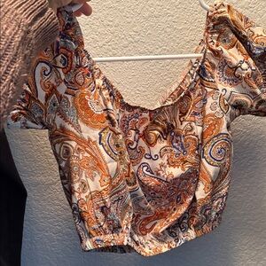 Paisley Print Women's Top